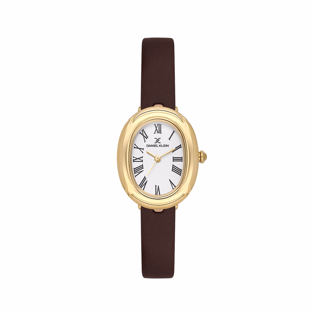 Daniel Klein Premium - Ceas Dama Quartz Cafeniu DK.1.13872.3