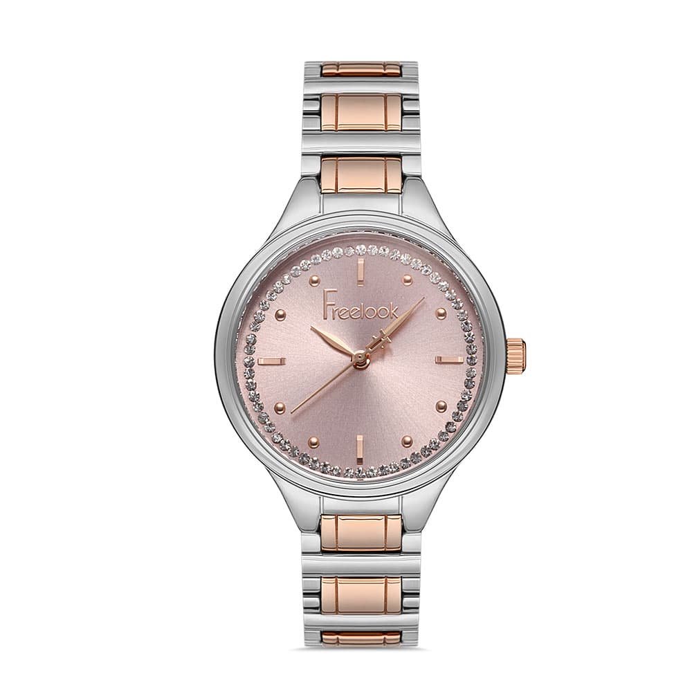 Freelook Eiffel - Ceas Dama Quartz Auriu Rose FL.1.10225.2