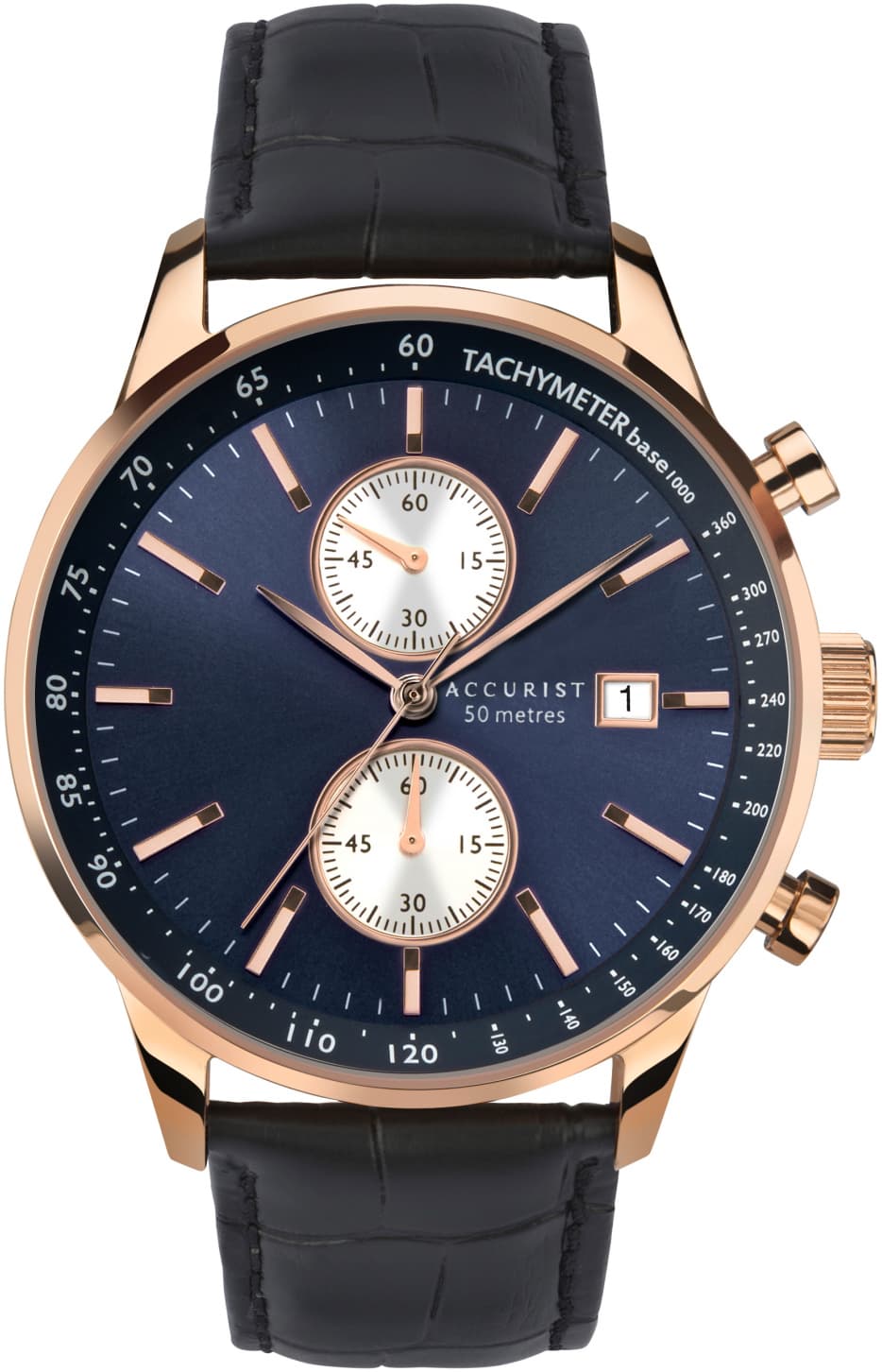 Мъжки аналогов часовник Accurist Chronograph - A-7251