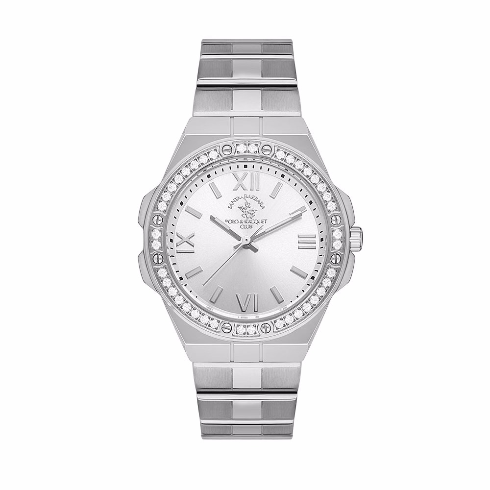 Santa Barbara Polo Luxury - Ceas Dama Quartz Argintiu SB.1.10492.1
