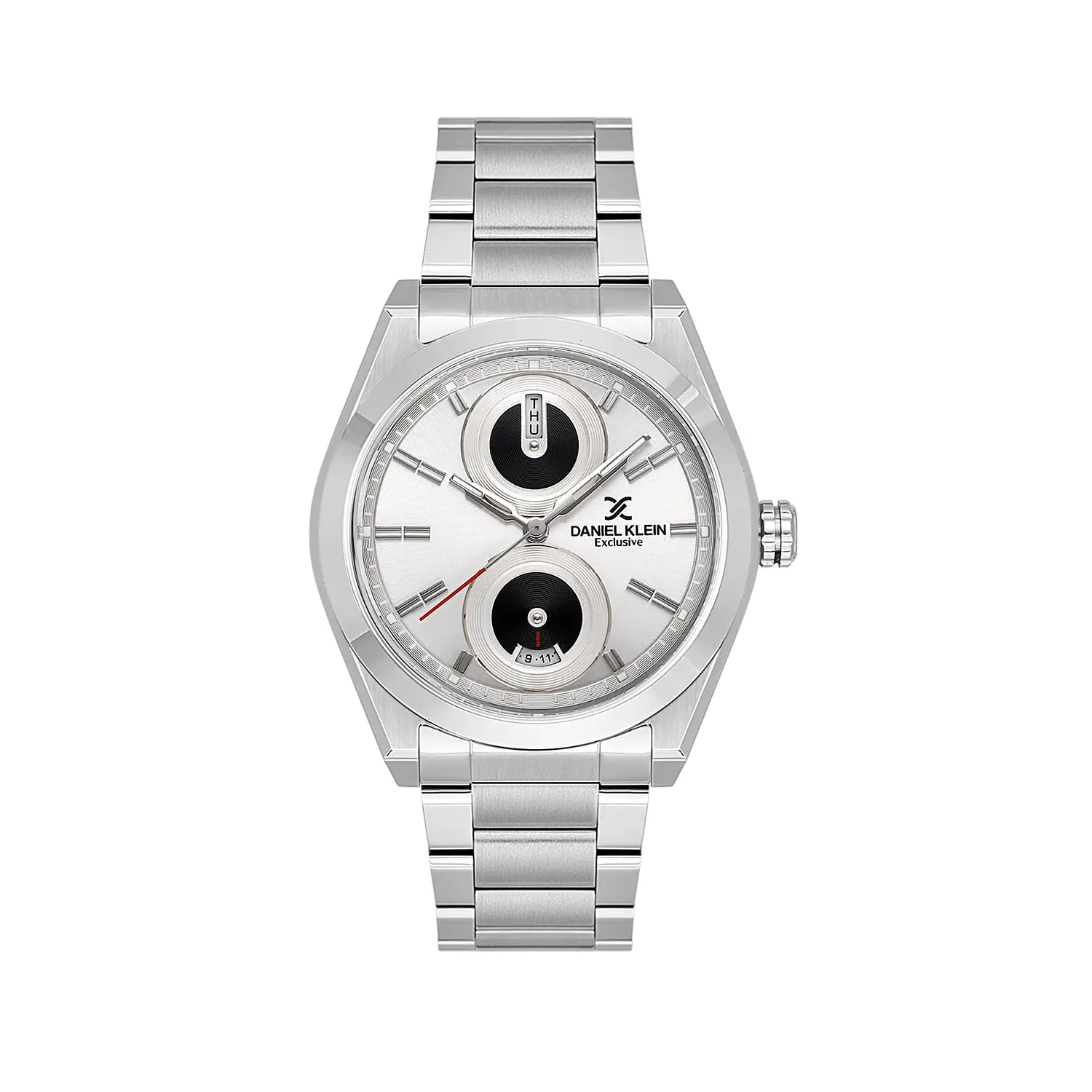 Daniel Klein Exclusive - Ceas Barbatesc Quartz Argintiu DK.1.14359-1