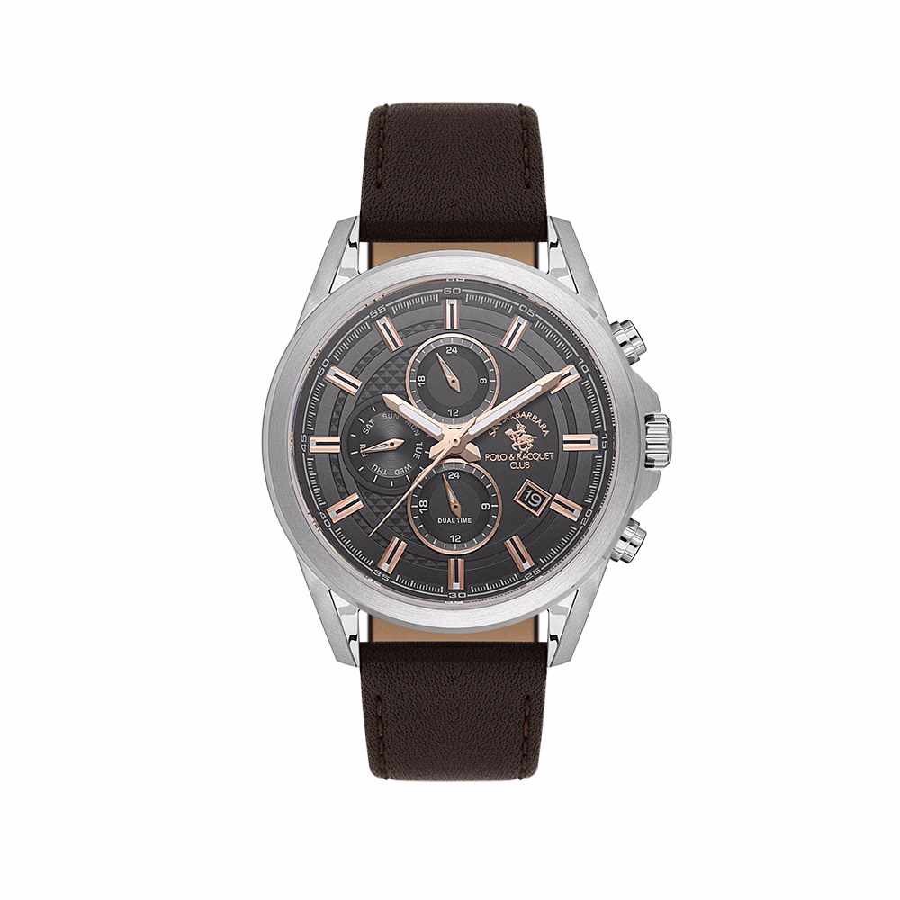 Santa Barbara Polo Legend - Ceas Barbatesc Quartz Maro SB.1.10676-3