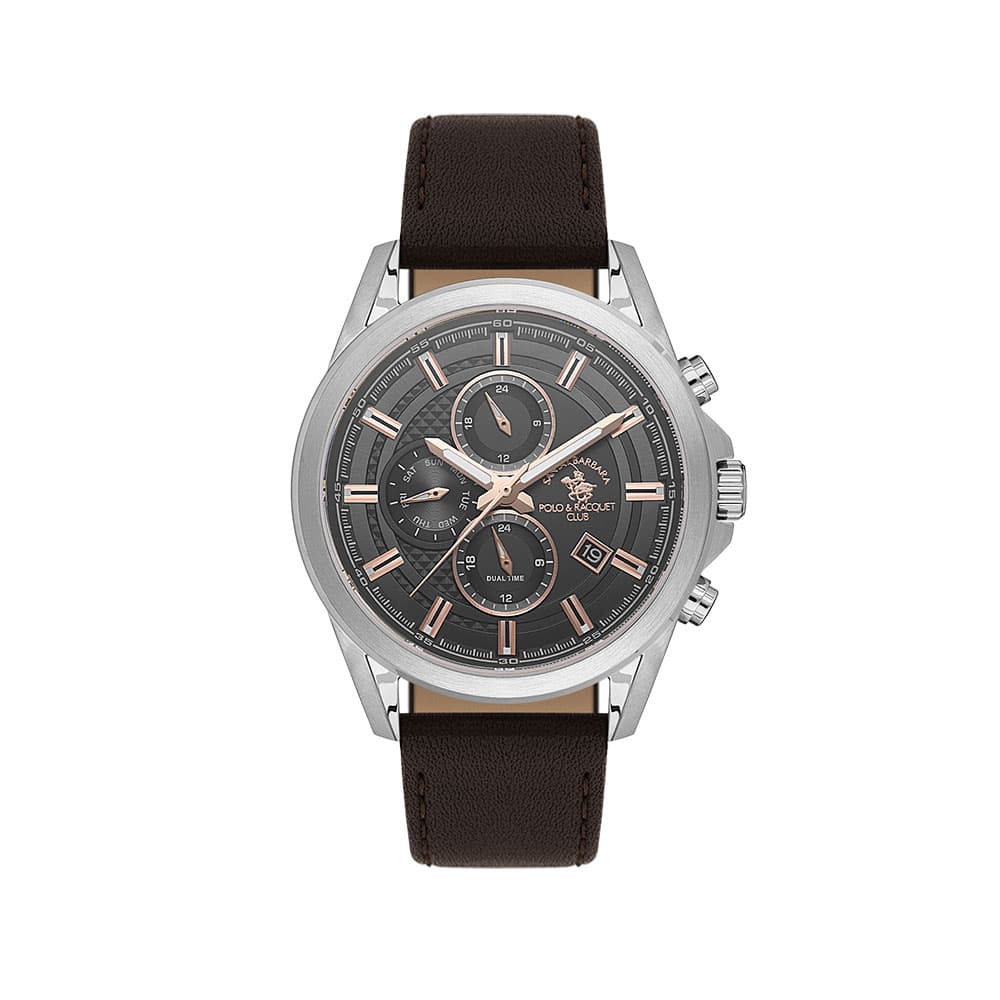 Santa Barbara Polo Legend - Ceas Barbatesc Quartz Maro SB.1.10676-3