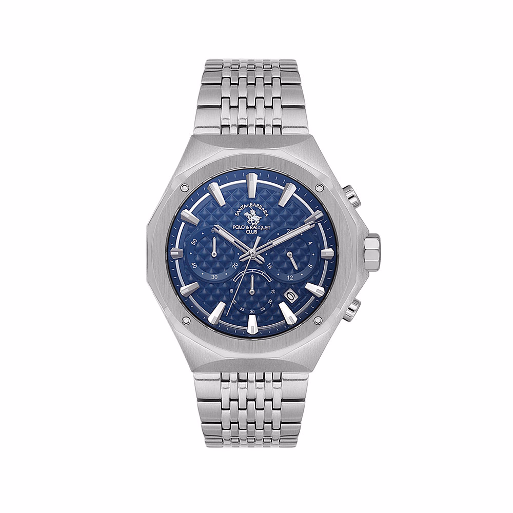 Santa Barbara Polo Legend - Ceas Barbatesc Quartz Argintiu SB.5.10005.2