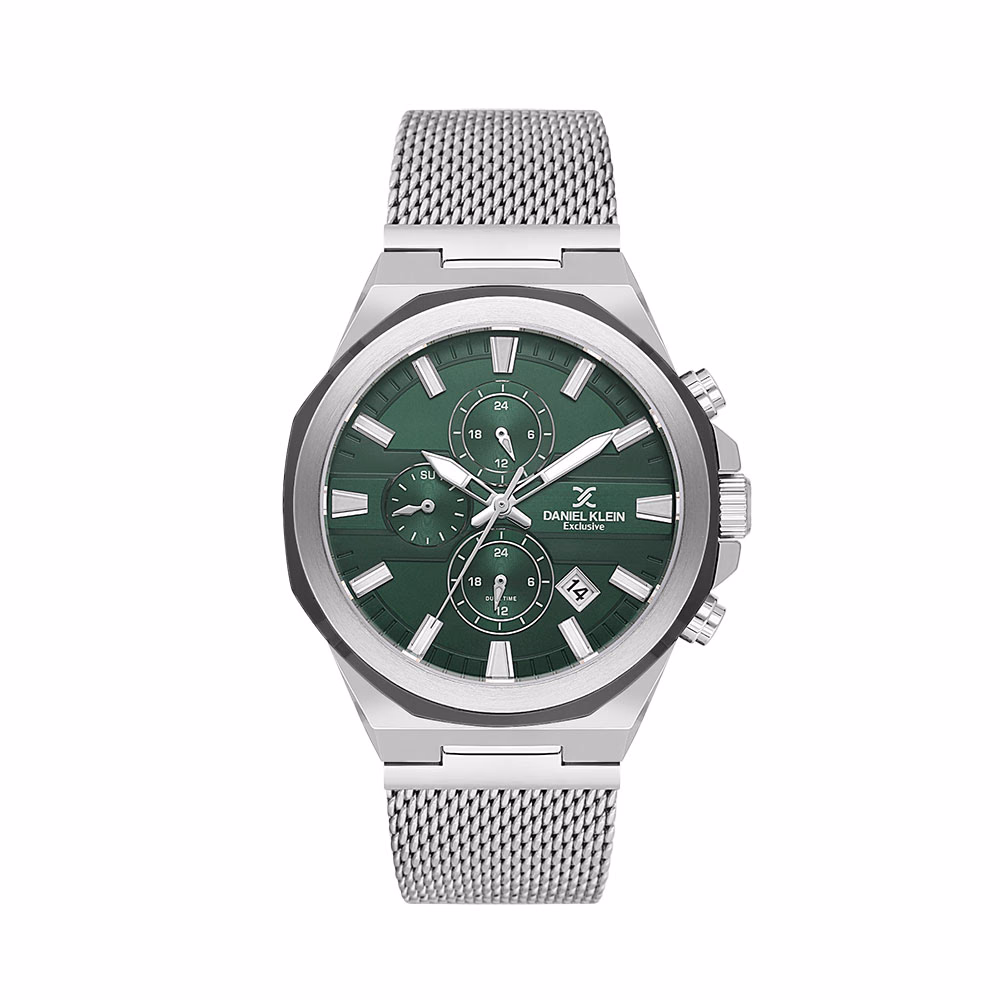 Daniel Klein Exclusive - Ceas Barbatesc Quartz Argintiu DK.1.14234.3