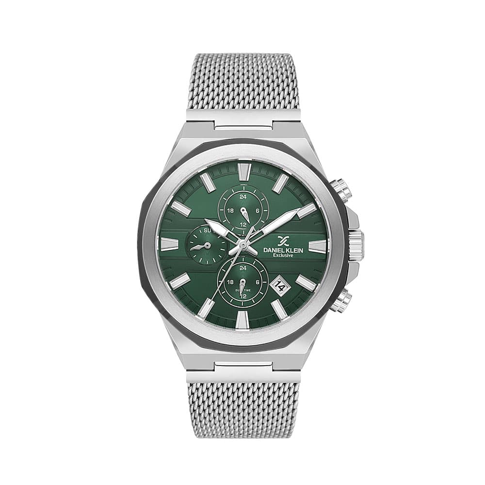Daniel Klein Exclusive - Ceas Barbatesc Quartz Argintiu DK.1.14234.3