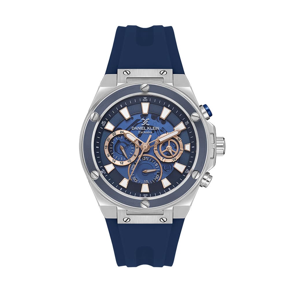 Daniel Klein Exclusive - Ceas Barbatesc Quartz Bleumarin DK.1.13889.4