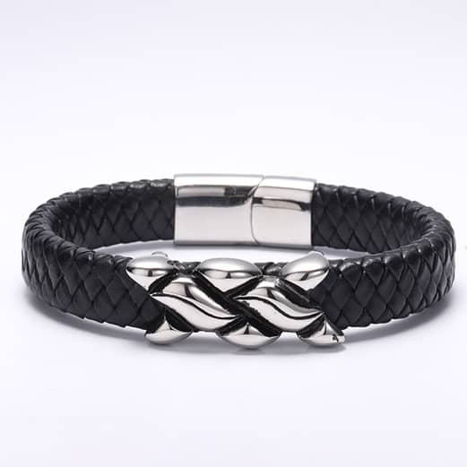 Bratara Inox Neagra Thia Jewelry S. Steel Barbati