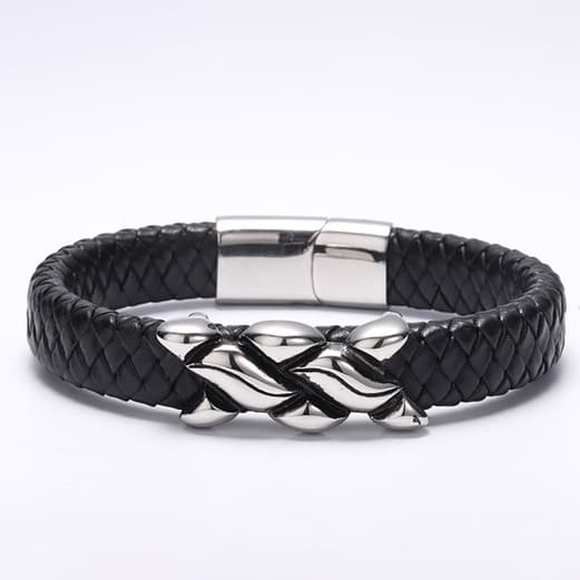 Bratara Inox Neagra Thia Jewelry S. Steel Barbati