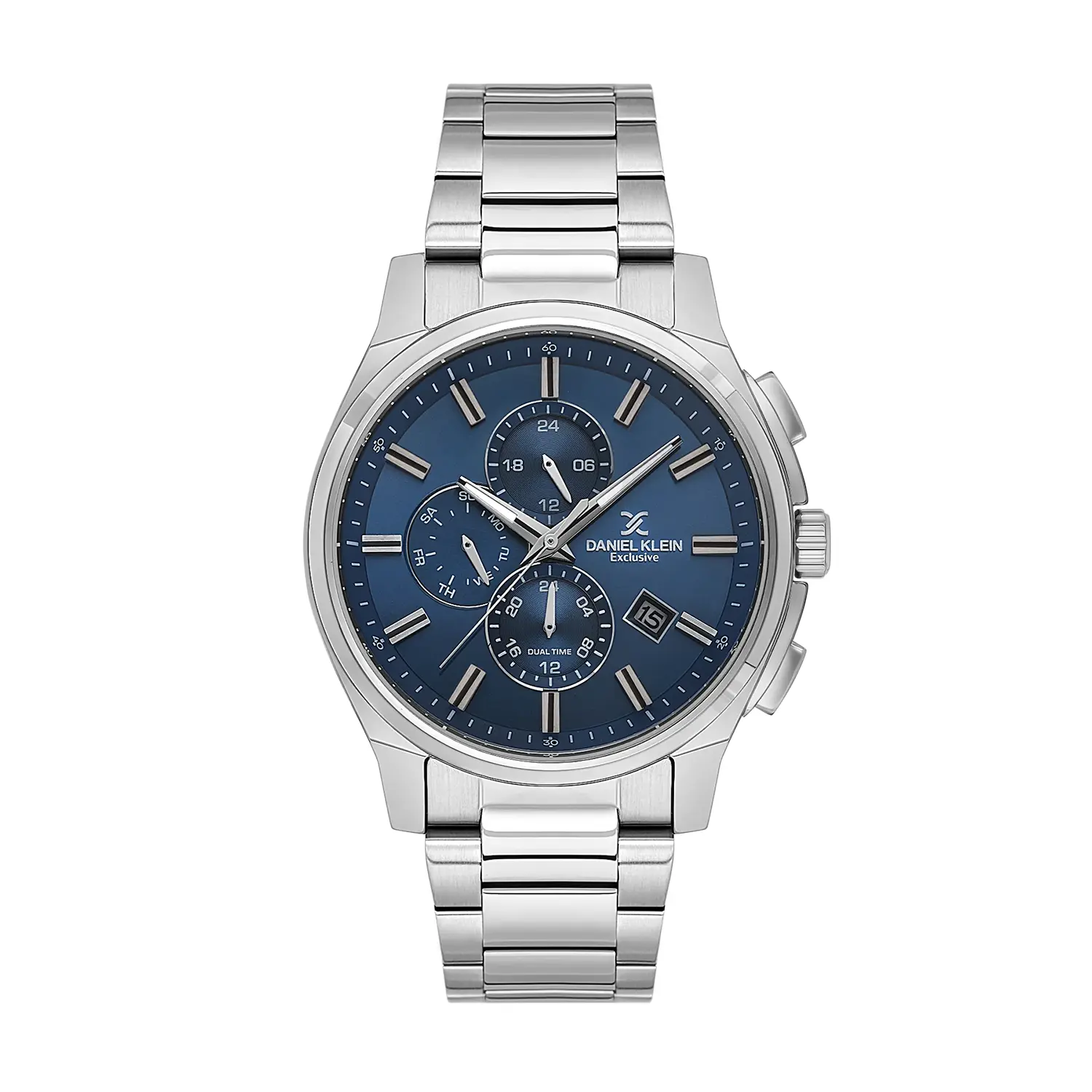 Daniel Klein Exclusive - Ceas Barbatesc Quartz Argintiu DK.1.14350-3
