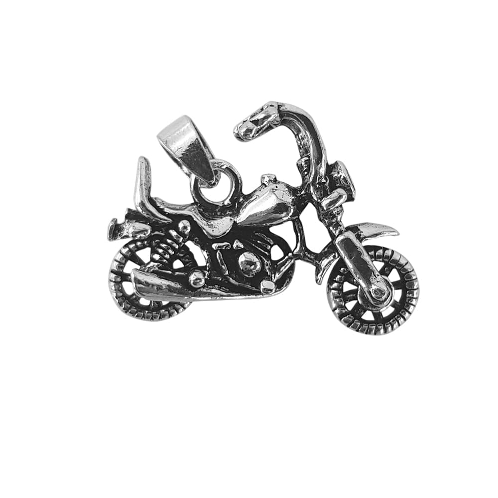 Pandantiv argint vintage handmade Bike