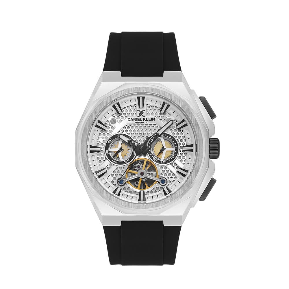 Daniel Klein Skeleton - Ceas Barbatesc Automatic Negru DK.1.13858.1