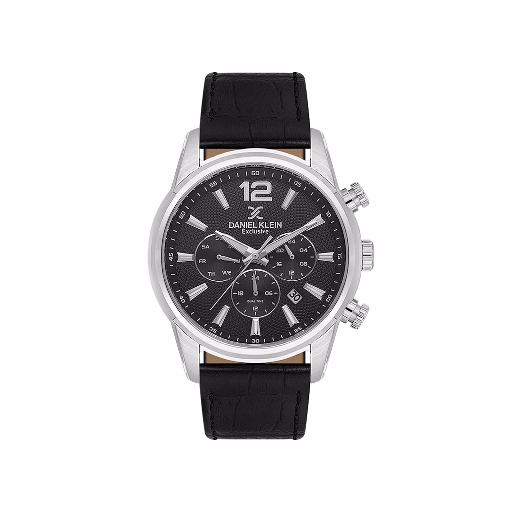 Daniel Klein Exclusive - Ceas Barbatesc Quartz Negru DK.1.14063.1