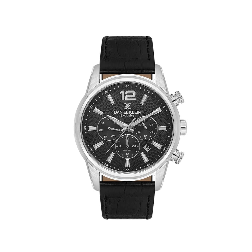 Daniel Klein Exclusive - Ceas Barbatesc Quartz Negru DK.1.14063.1