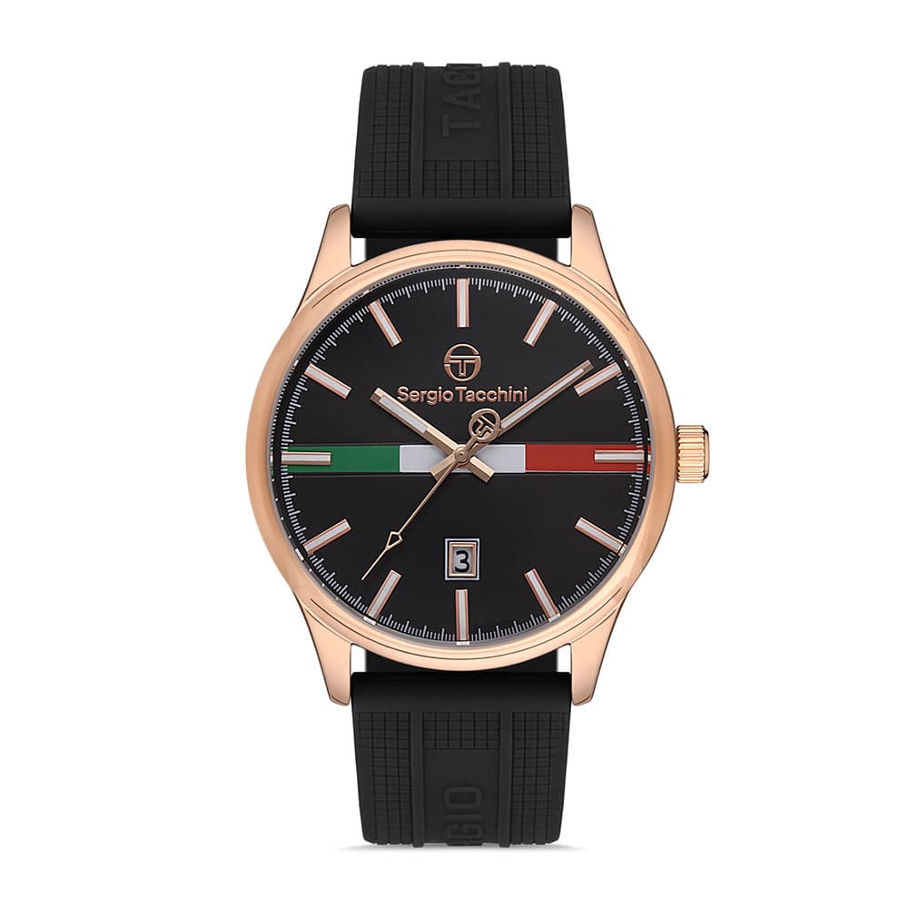 Sergio Tacchini Coastlife - Ceas Barbatesc Quartz Negru ST.1.10214.5