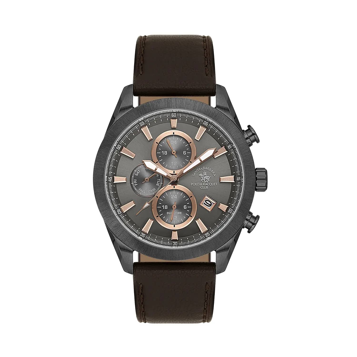 Santa Barbara Polo Legend - Ceas Barbatesc Quartz Maro SB.1.10701-4