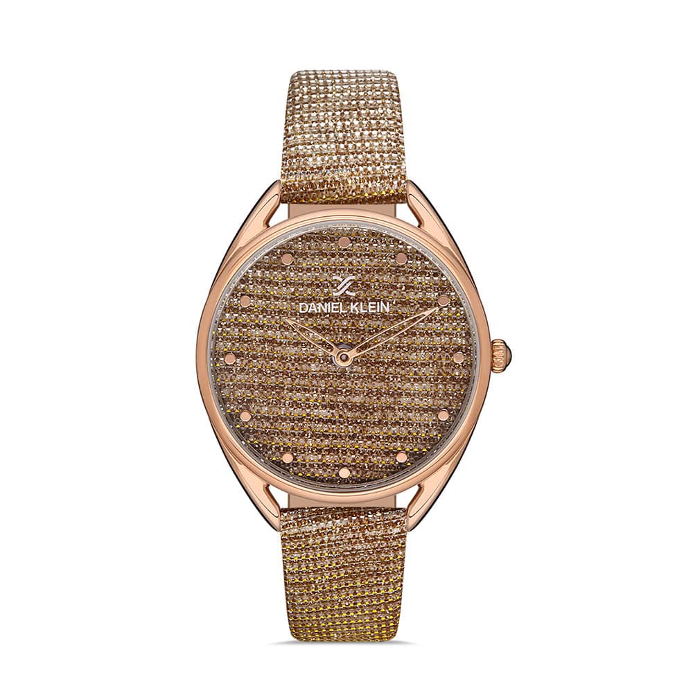 Daniel Klein Trendy - Ceas Dama Quartz Auriu Rose DK.1.12938.6
