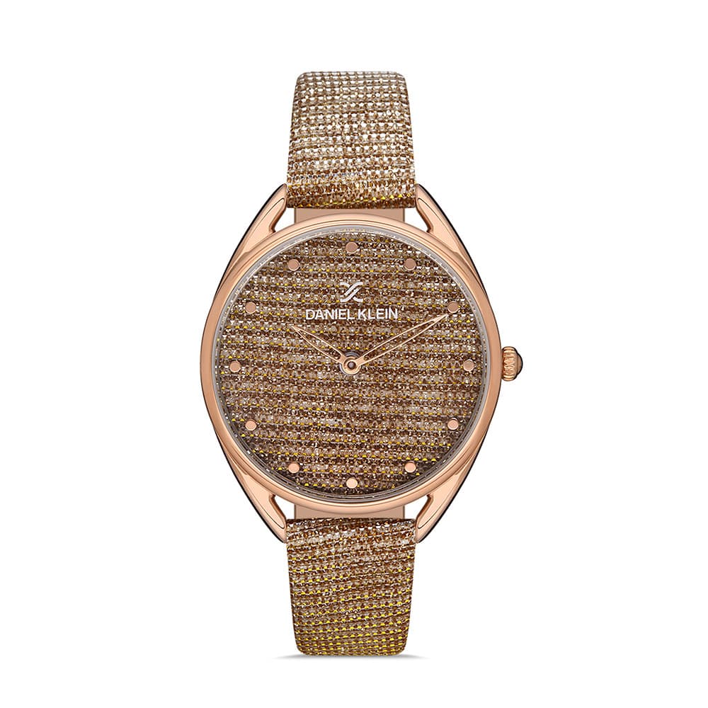 Daniel Klein Trendy - Ceas Dama Quartz Auriu Rose DK.1.12938.6