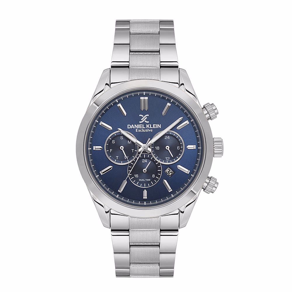 Daniel Klein Exclusive - Ceas Barbatesc Quartz Argintiu DK.6.14259-3
