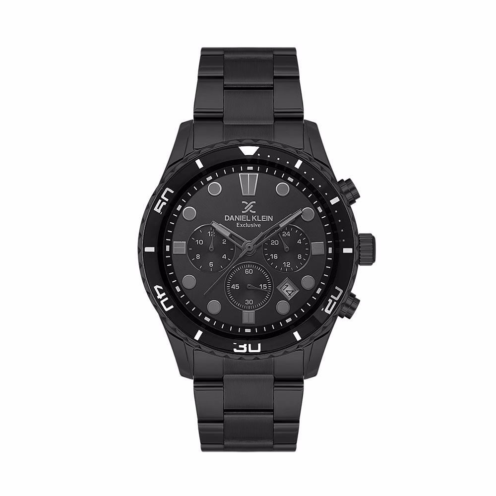 Daniel Klein Exclusive - Ceas Barbatesc Quartz Negru DK.1.13805.5
