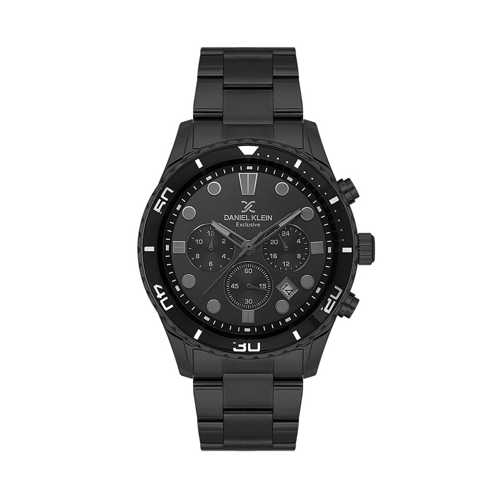 Daniel Klein Exclusive - Ceas Barbatesc Quartz Negru DK.1.13805.5