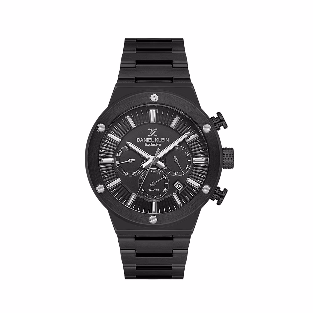 Daniel Klein Exclusive - Ceas Barbatesc Quartz Negru DK.1.13996.5