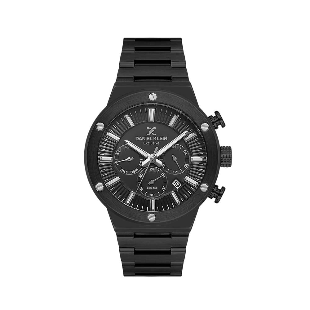 Daniel Klein Exclusive - Ceas Barbatesc Quartz Negru DK.1.13996.5