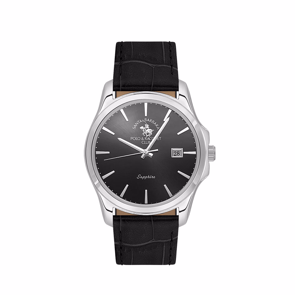Santa Barbara Polo Noble - Ceas Barbatesc Quartz Negru SB.1.10535.2