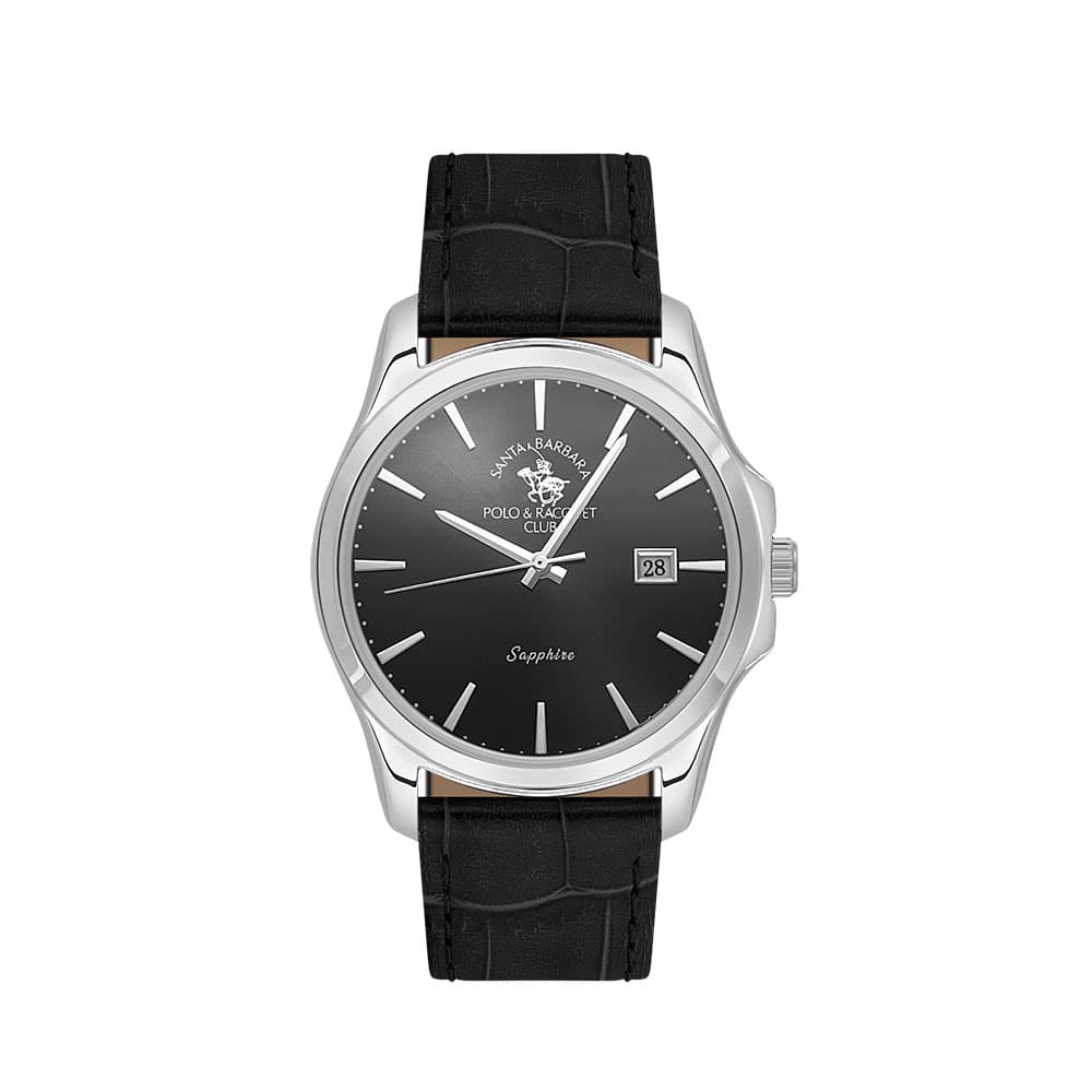Santa Barbara Polo Noble - Ceas Barbatesc Quartz Negru SB.1.10535.2