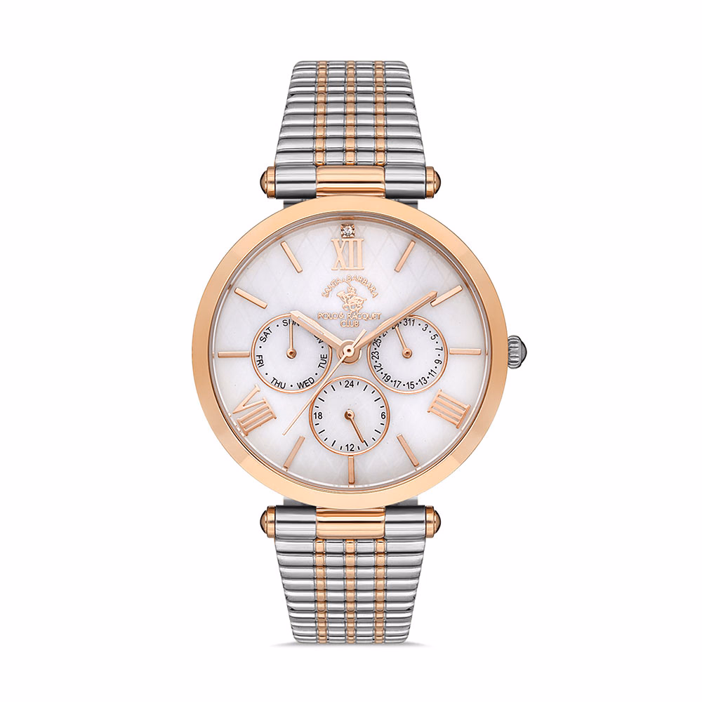 Santa Barbara Polo Unique - Ceas Dama Quartz Auriu Rose SB.1.10304.4