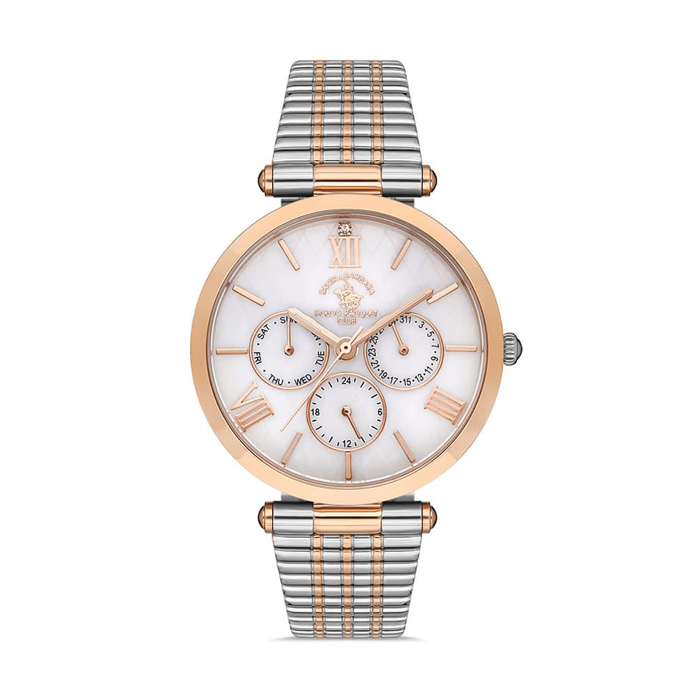 Santa Barbara Polo Unique - Ceas Dama Quartz Auriu Rose SB.1.10304.4