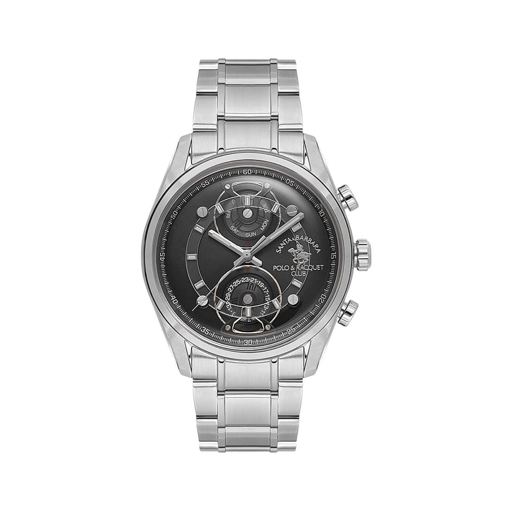 Santa Barbara Polo Legend - Ceas Barbatesc Quartz Argintiu SB.1.10666-1