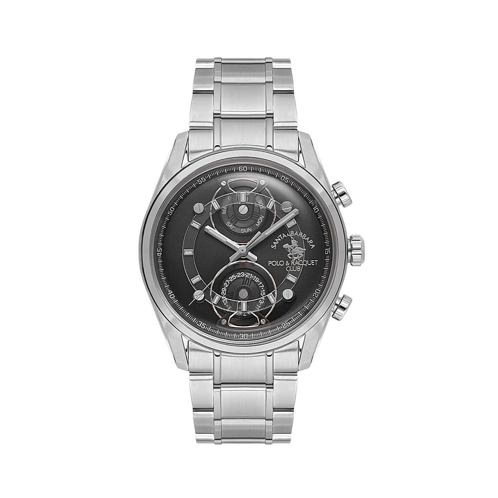 Santa Barbara Polo Legend - Ceas Barbatesc Quartz Argintiu SB.1.10666-1