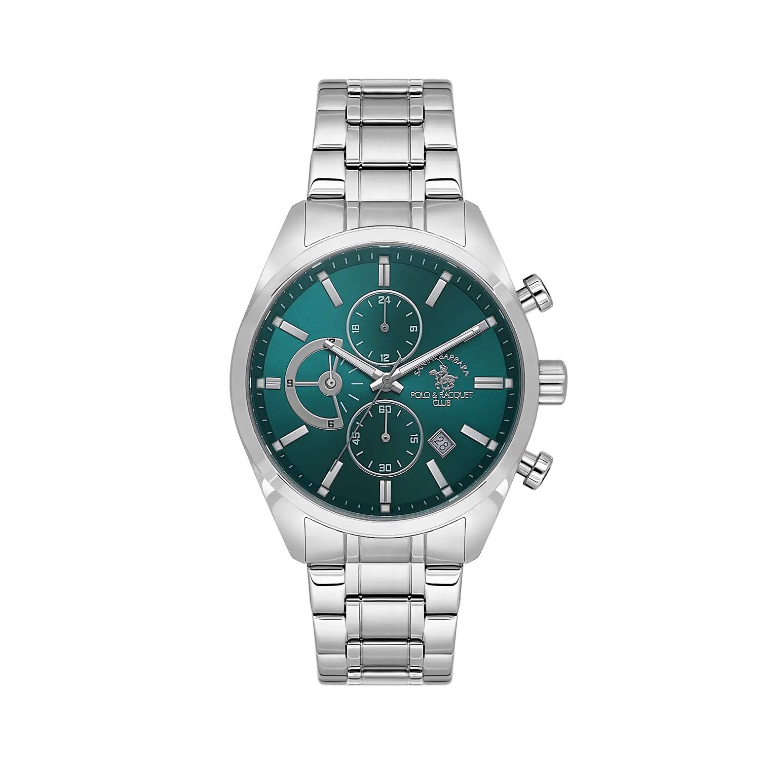 Santa Barbara Polo Legend - Ceas Barbatesc Quartz Argintiu SB.4.10051-4