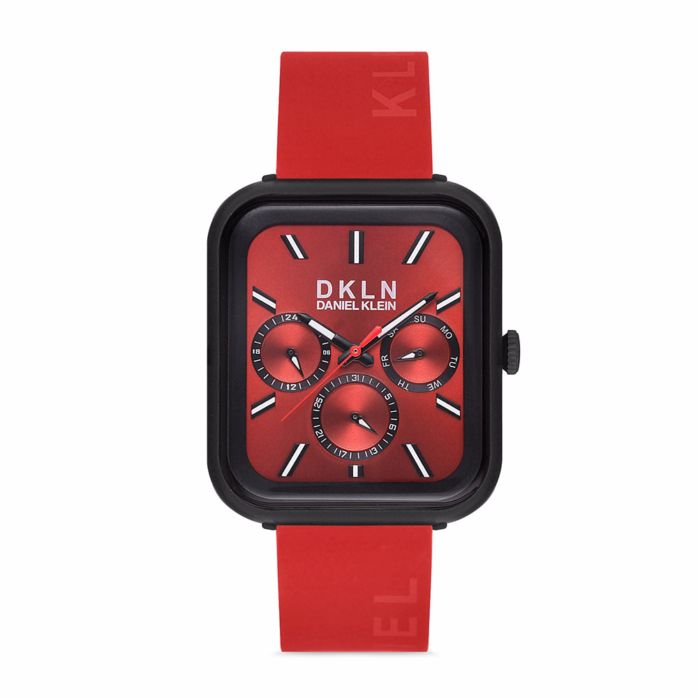 Daniel Klein Dkln - Ceas Barbatesc Quartz Rosu DK.1.12648.5