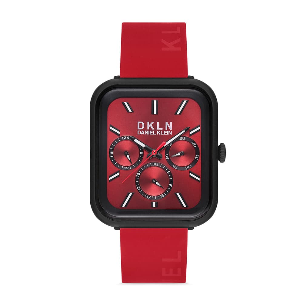 Daniel Klein Dkln - Ceas Barbatesc Quartz Rosu DK.1.12648.5