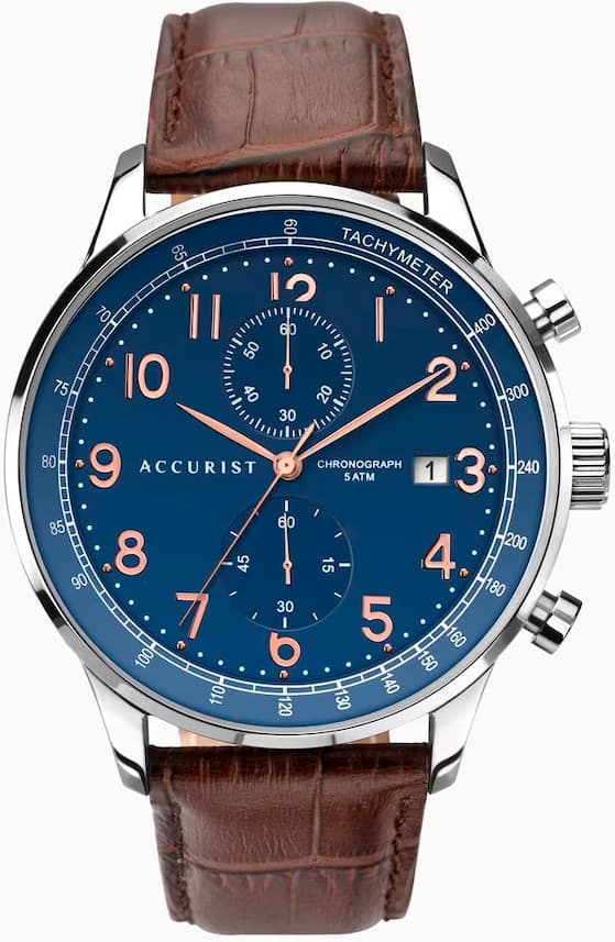 Мъжки аналогов часовник Accurist Chronograph - A-7196