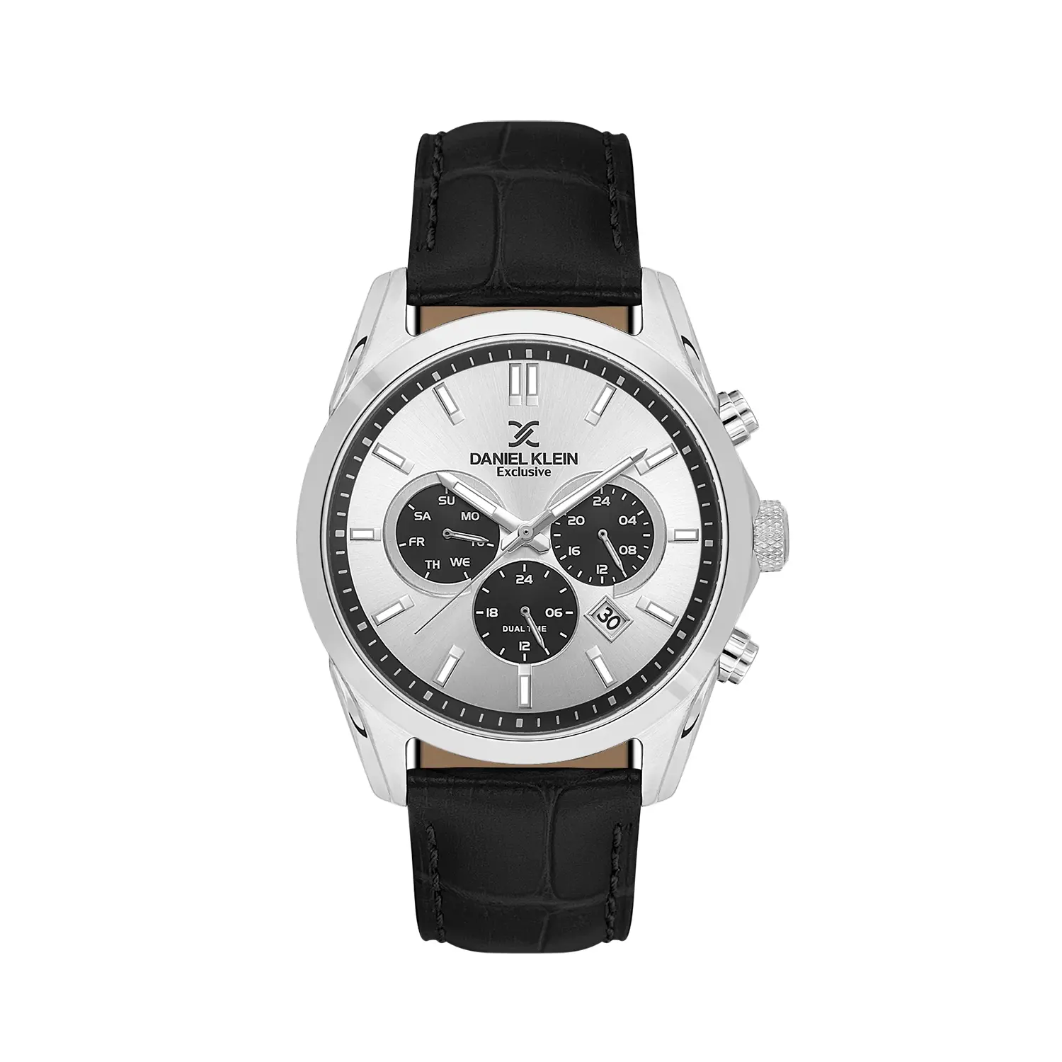 Daniel Klein Exclusive DK.1.14344-1 - Ceas barbatesc quartz negru