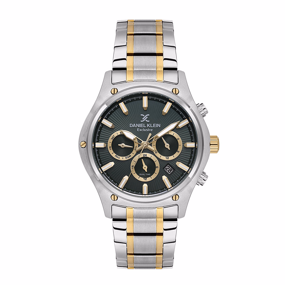 Daniel Klein Exclusive - Ceas Barbatesc Quartz Auriu DK.1.14057.5