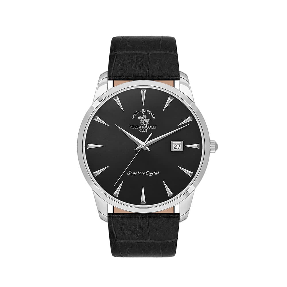 Santa Barbara Polo Noble - Ceas Barbatesc Quartz Negru SB.1.10606.2