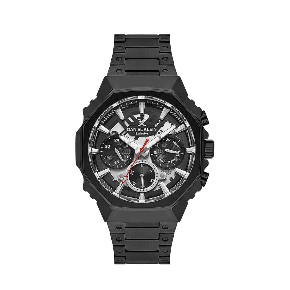 Daniel Klein Exclusive - Ceas Barbatesc Quartz Negru DK.1.14000.5