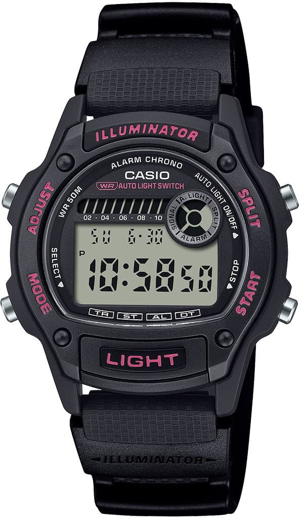 Дигитален часовник Casio - W-220H-1A2VEF