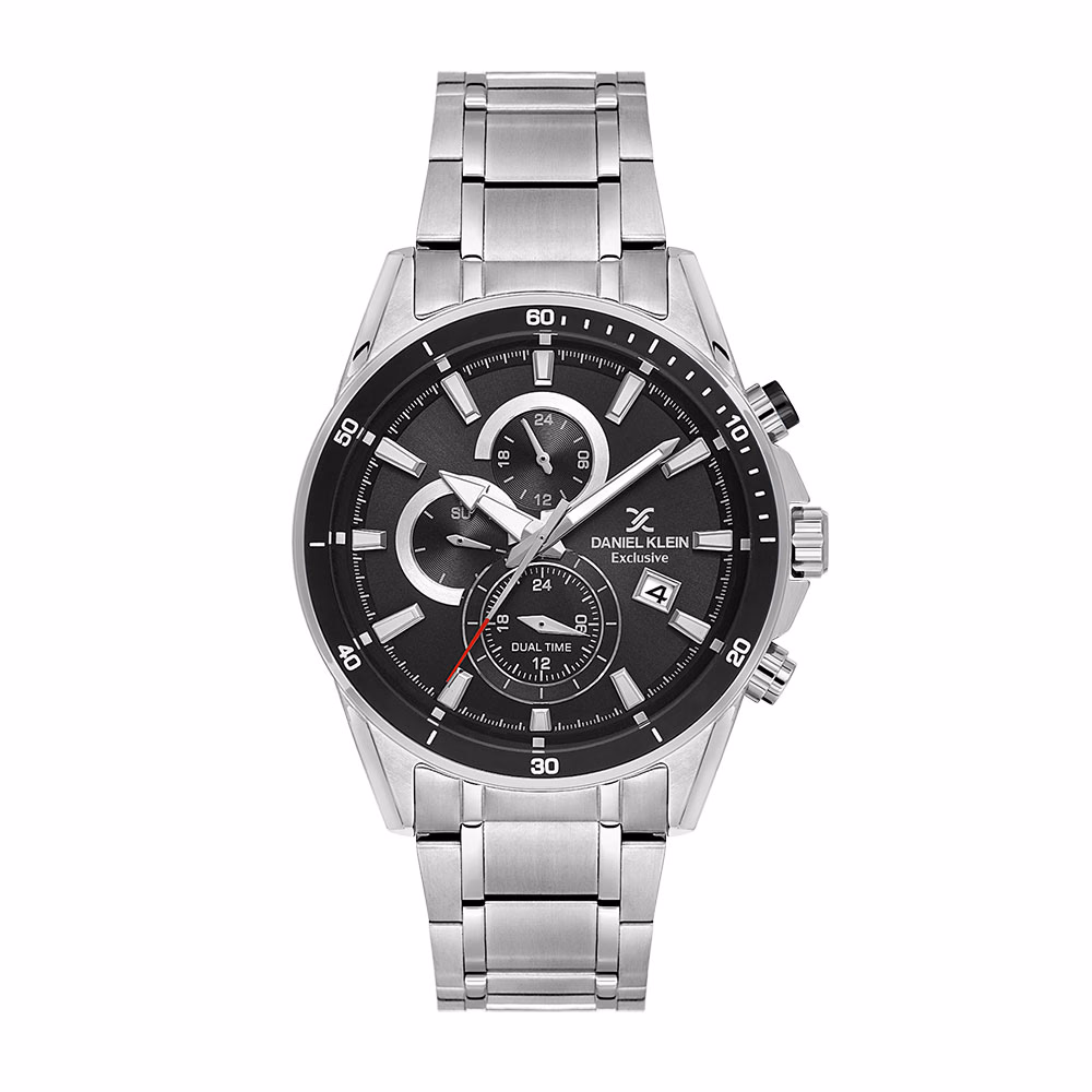 Daniel Klein Exclusive - Ceas Barbatesc Quartz Argintiu DK.1.14247-2