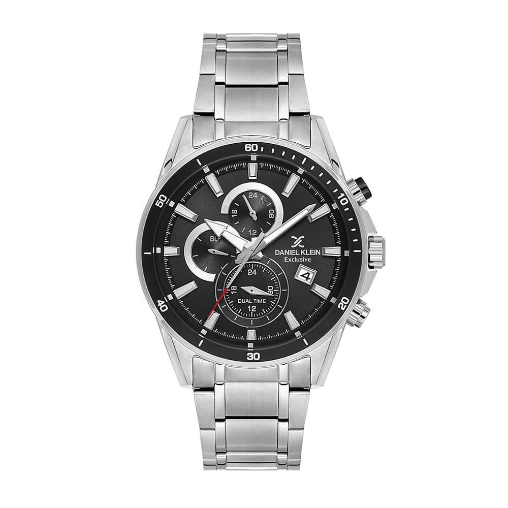 Daniel Klein Exclusive - Ceas Barbatesc Quartz Argintiu DK.1.14247-2
