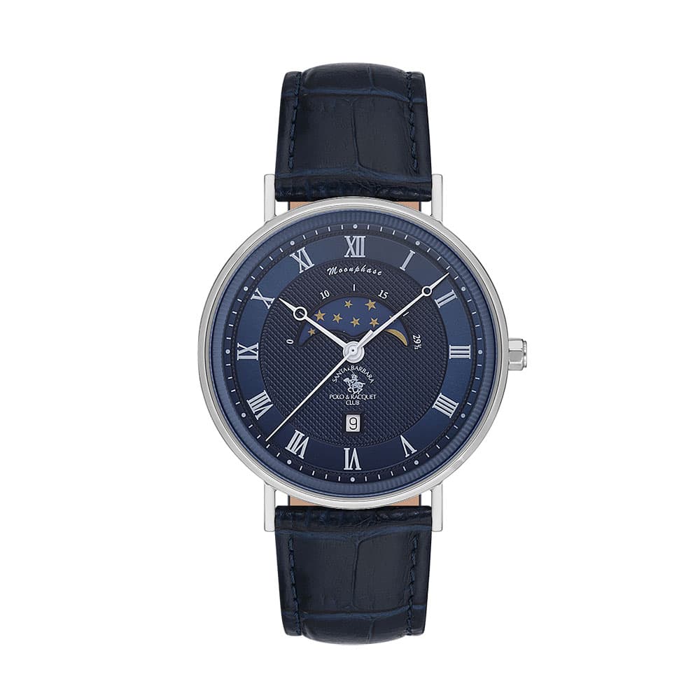 Santa Barbara Polo Noble - Ceas Barbatesc Quartz Bleumarin SB.4.10014.3