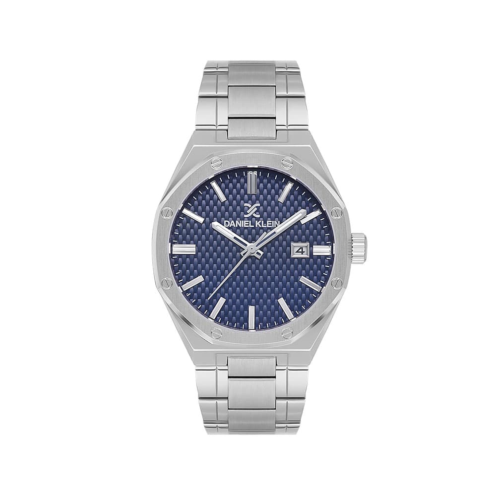 Daniel Klein Premium - Ceas Barbatesc Quartz Argintiu DK.1.14081.3