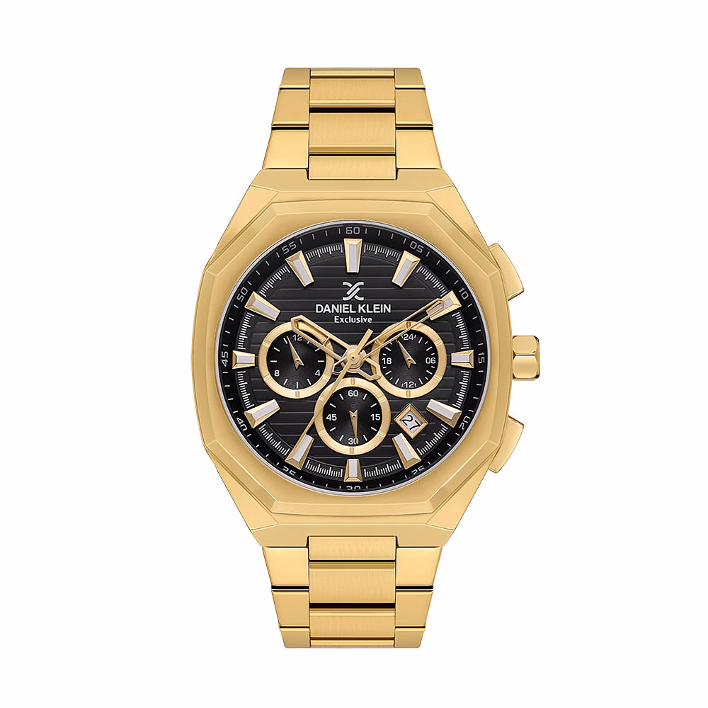 Daniel Klein Exclusive - Ceas Barbatesc Quartz Auriu DK.1.13906.3