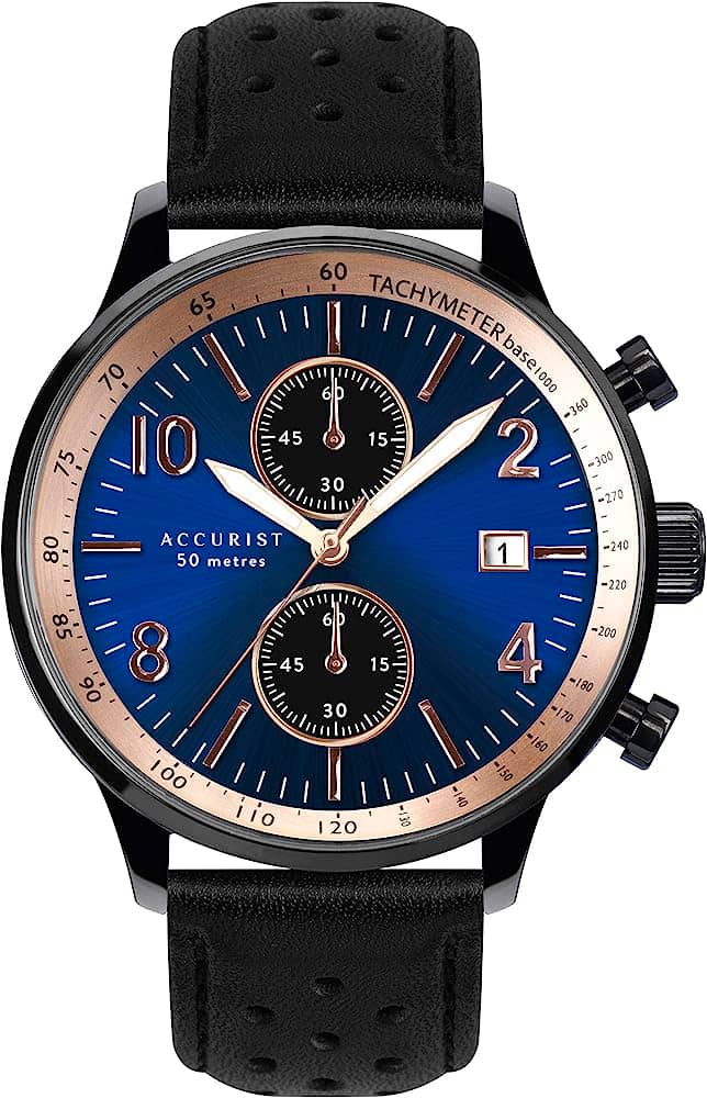 Мъжки аналогов часовник Accurist Chronograph - A-7378