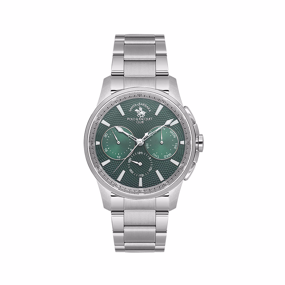 Santa Barbara Polo Legend - Ceas Barbatesc Quartz Argintiu SB.1.10651.4