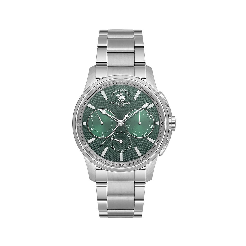 Santa Barbara Polo Legend - Ceas Barbatesc Quartz Argintiu SB.1.10651.4
